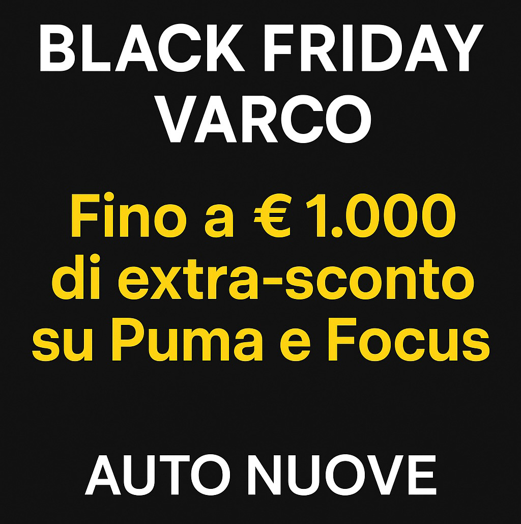 Black Friday Nuovo 2025