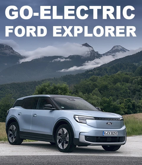 FORD EXPLORER ARCTIC BLUE White